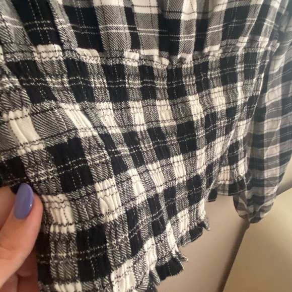 Plaid crop top - Picture 2 of 3